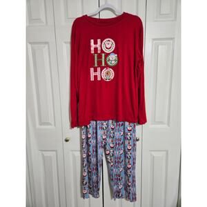 Amanda blu large men's Christmas pajama set